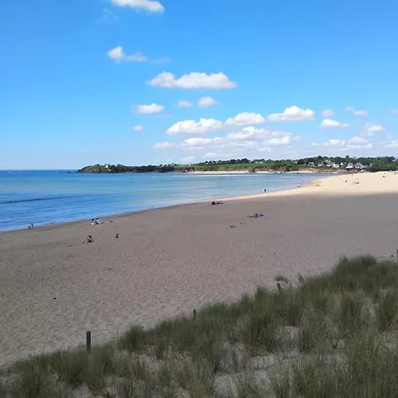 Charmant Logement Guidel Plage, Chambre Vue Mer, Piscine Chauffee Exterior foto